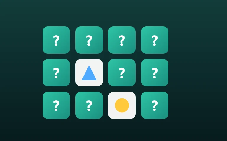 Brain Puzzle — Flip the cards and memorise every pair.