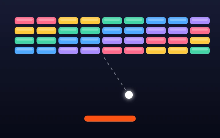 Brick Master — Break every brick without losing the ball.