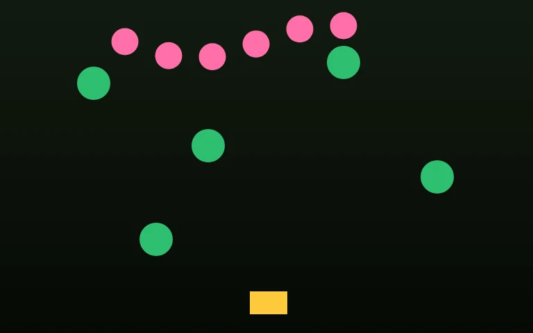 Centipede Mini — Shoot the worm before it reaches you.