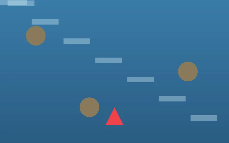 Kayak Rapid — Paddle the rapids and thread every gate.