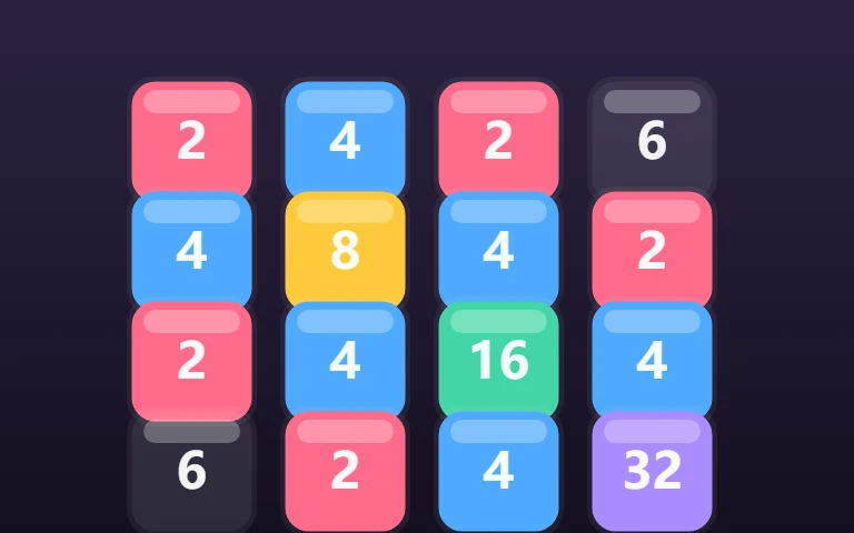 Merge Dice — Merge matching dice and chase the highest number.