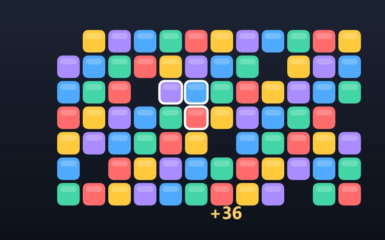 Remove Block — Tap groups of blocks to clear the board.