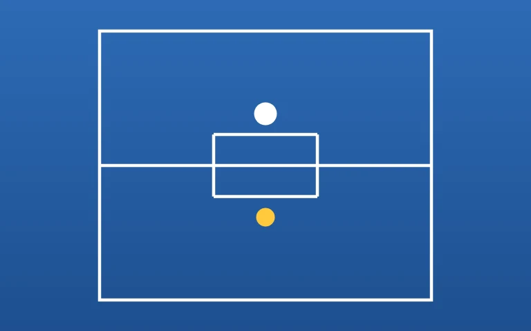 Tennis Ace — Top-down tennis against a sharp computer.