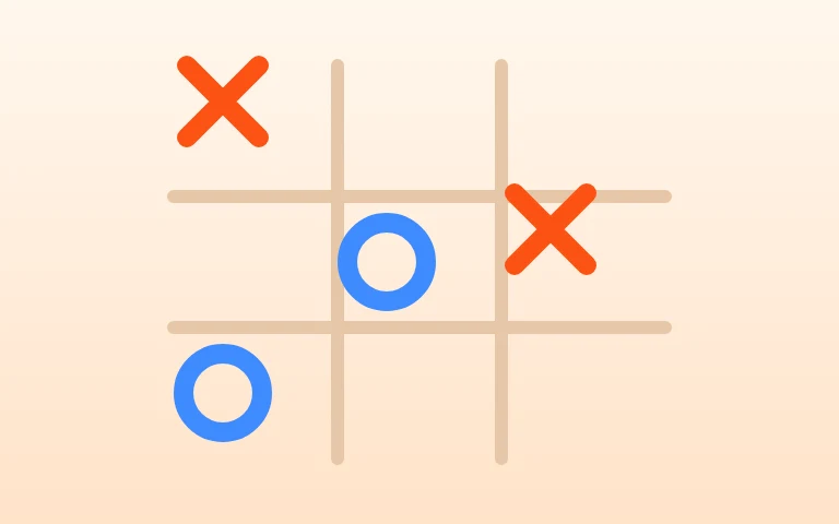 Tic Tac Toe — Three in a row against an unbeatable opponent.