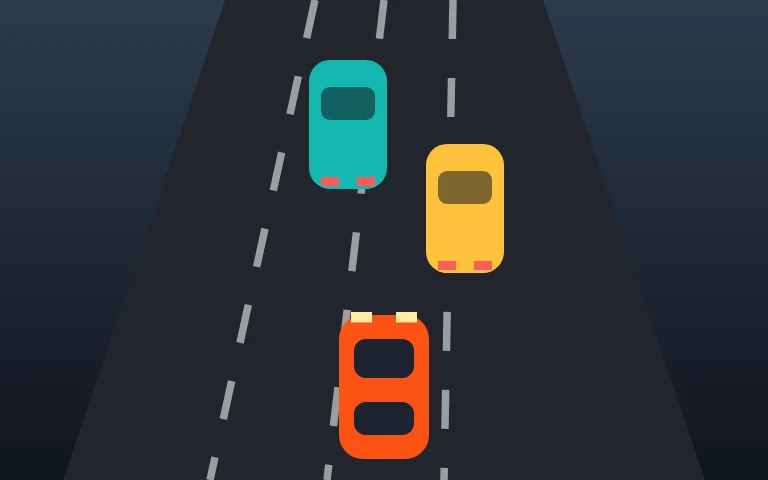 Traffic Rush — Weave through highway traffic at full speed.